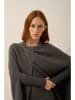 Just Cashmere Kaschmir-Poncho "Alloa" in Grau