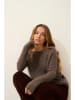Just Cashmere Kasjmieren trui "Ariana" taupe
