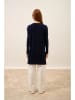 Just Cashmere Kasjmieren vest "Brooke" donkerblauw