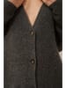 Just Cashmere Kasjmieren vest "Dache" grijs