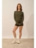 Just Cashmere Kaschmir-Pullover "Jane" in Khaki