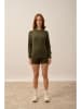 Just Cashmere Kaschmir-Pullover "Jane" in Khaki