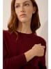 Just Cashmere Kasjmieren trui "Janice" in Bordeuax