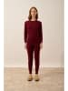 Just Cashmere Kaszmirowy sweter "Janice" w kolorze bordowym