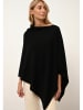Just Cashmere Kaschmir-Poncho "Meredith" in Schwarz