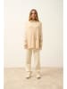 Just Cashmere Kaschmir-Poncho "Miamar" in Creme