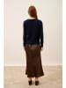 Just Cashmere Kasjmieren trui "Nadia" donkerblauw