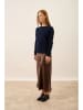 Just Cashmere Kasjmieren trui "Nadia" donkerblauw