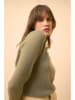 Just Cashmere Kaschmir-Pullover in Khaki