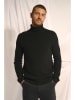 Just Cashmere Kaschmir-Rollkragenpullover "Noi" in Schwarz
