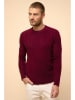 Just Cashmere Sweter w kolorze bordowym