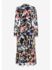 More & More Kleid in Schwarz/ Bunt
