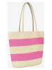 More & More Schultertasche in Beige/ Pink