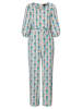 More & More Jumpsuit in Beige/ Hellblau