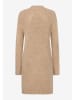More & More Gebreide jurk lichtbruin