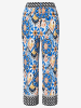 More & More Culotte blauw/zwart/wit