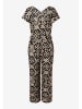 More & More Jumpsuit in Schwarz/ Beige