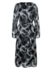 More & More Kleid in Grau/ Schwarz