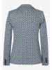 More & More Blazer in Weiß/ Blau