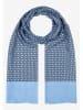 More & More Szal w kolorze błękitnym