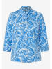 More & More Bluse in Blau/ Weiß