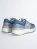 Liu Jo Leder-Sneakers in Blau/ Silber