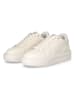 Liu Jo Leder-Sneakers in Creme