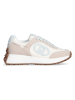 Liu Jo Leder-Sneakers in Creme/ Rosa