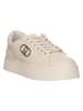 Liu Jo Leder-Sneakers in Creme