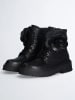 Liu Jo Leder-Boots in Schwarz