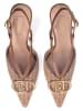 Liu Jo Slingpumps in Hellbraun