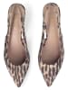 Liu Jo Leder-Slingpumps in Beige/ Braun