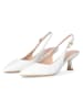 Liu Jo Leder-Slingpumps in Weiß