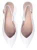 Liu Jo Leder-Slingpumps in Weiß