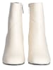Liu Jo Leder-Stiefeletten in Creme