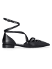 Liu Jo Leder-Ballerinas in Schwarz