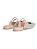 Liu Jo Leren clogs beige