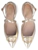 Liu Jo Ballerina's met bandje goudkleurig