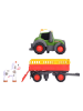 Dickie Toys Tractor "ABC Fendti Animal Trailer" - vanaf 12 maanden