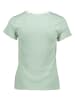 GAP Shirt in Grün/ Weiß
