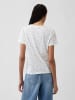 GAP Shirt wit/lichtblauw