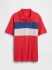 GAP Poloshirt rood/blauw