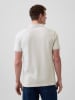 GAP Poloshirt in Creme/ Blau