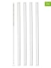 LEONARDO 5tlg. Trinkhalm-Set in Transparent - (L)20 cm