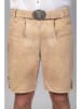 Edelnice Lederhose "Balthasar" in Beige