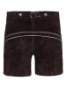 Edelnice Lederhose in Dunkelbraun