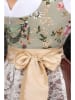 Edelnice Dirndl in Beige/ Hellbraun/ Weiß