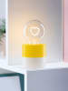 moses. LED-Dekoleuchte in Gelb - (H)17 cm
