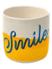 moses. Becher ''Smile'' in Beige/ Gelb - 300 ml