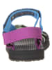 Teva Trekkingsandalen in Hellblau/ Schwarz